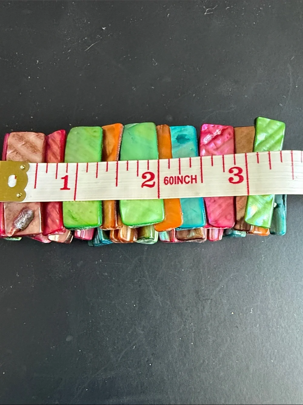 Colorblock Multicolor Stretch Bracelet - Women Accessories